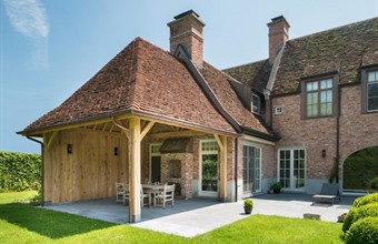 Landelijke poolhouses