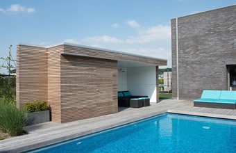 Moderne poolhouses
