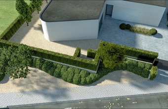 Moderne tuin Waarbeek